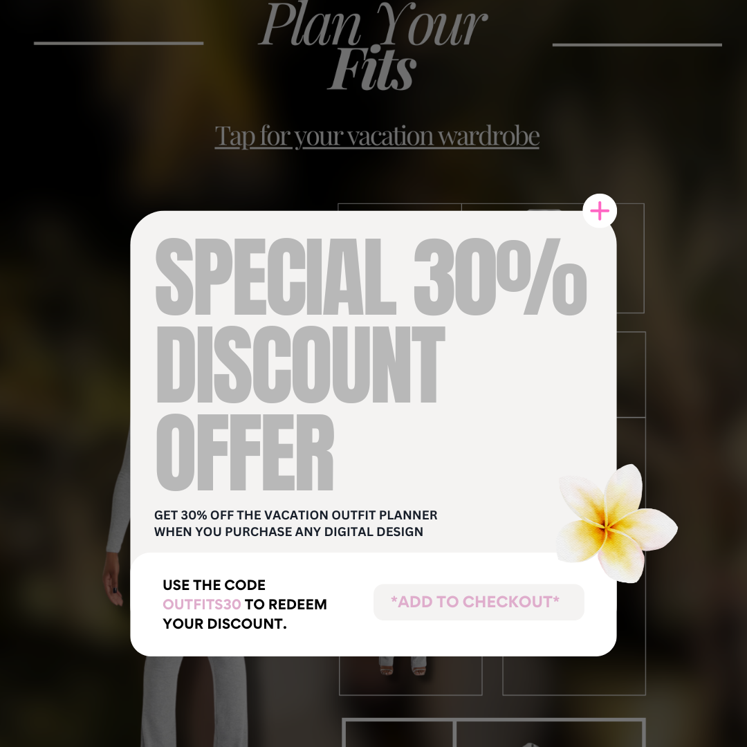 Anniversary Trip Invitation & Itinerary + 30% Off Vacation Wardrobe