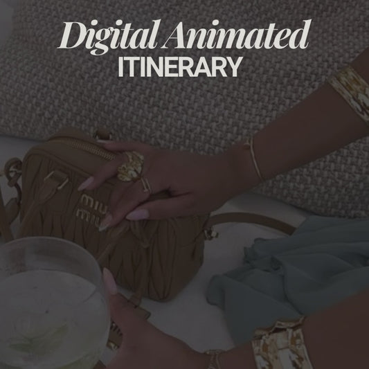 Customisable Animated Digital Itinerary - Perfect For Birthdays, Anniversaries, Bachelorette + more